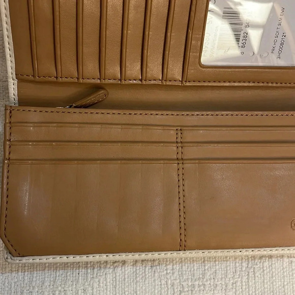 COACH - signature sateen multicolor wallet - NWT - Picture 4 of 9